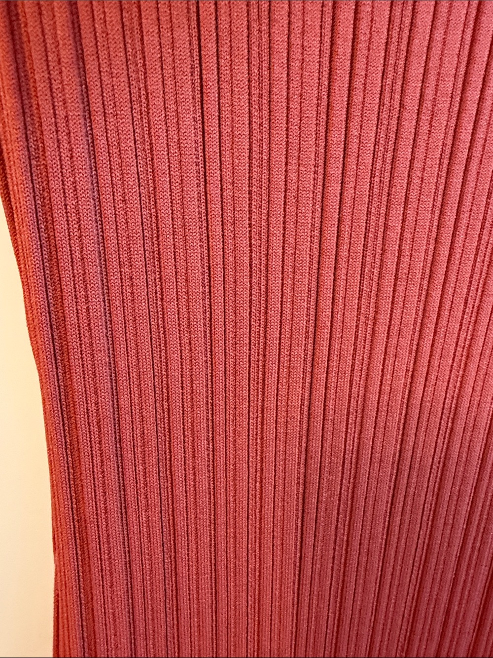 Sleeveless Ribbed Maxi Dress in Rust - Picture 2 of 8